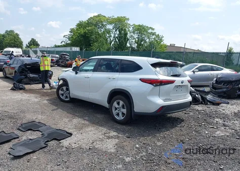 2023 Toyota Highlander Hybrid Le из США, поврежденный, VIN 5TDBBRCH0PS565543